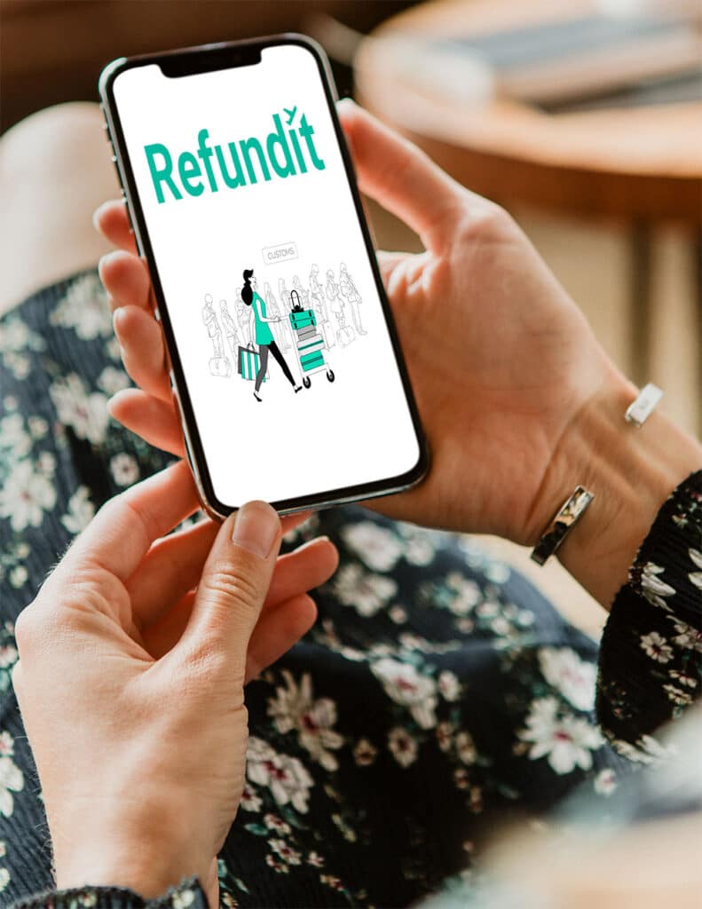 RefundIt site on mobile device